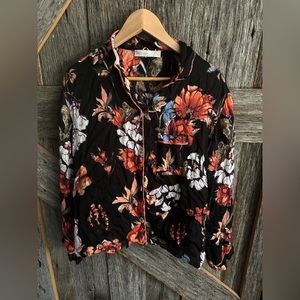 Sexy Floral Loungerie Top